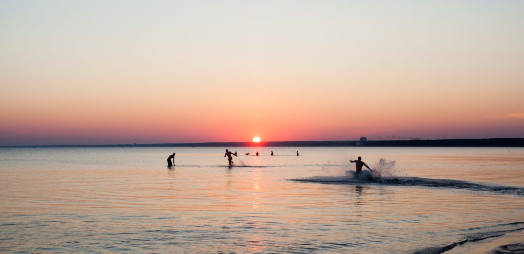 Produkt: FineArt Poster, Sonnenuntergang am Meer