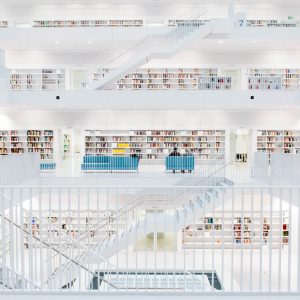 Bibliothek, Produktbild: FineArt Wandbild als Pearl Druck bereits ab 59,50 € bestellbar.