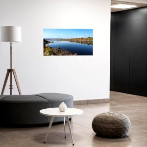 Schottische Wasserlandschaft LED Bilder für Office, Arztpraxis, Kanzlei Büro. Bei Wilthurn im Shop ab 979,50 € erhältlich.