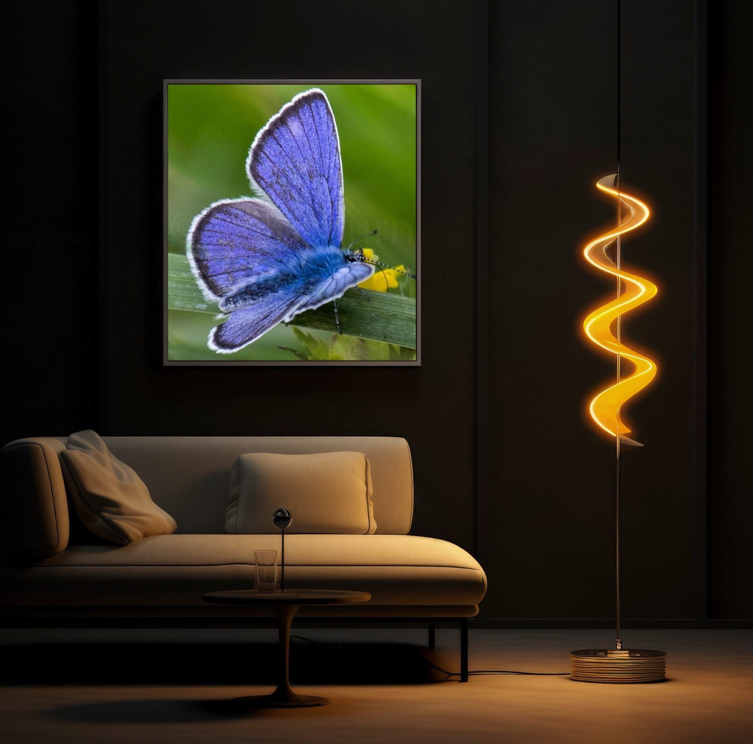 Led Bilder mit Schmetterling. Ab 359,50 € als Leuchtbild erhältlich.