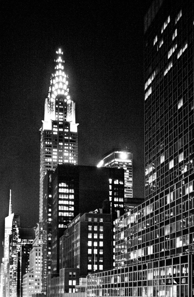 LED Wandbild Chrysler Building Tower Photograph 3 Avenue New York Manhatten