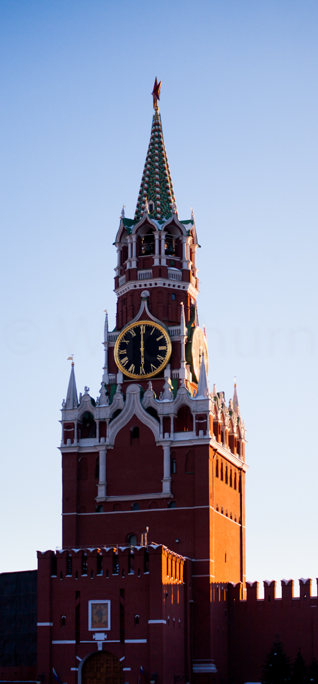 LED Wandbilder, Spasskaya Tower Moscow Kremlin